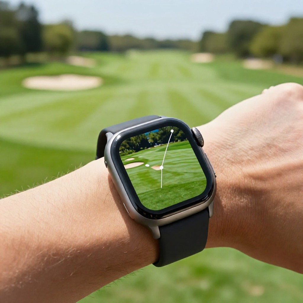 Smart Golf連携：Apple WatchとGarminの表示違いと装着比較